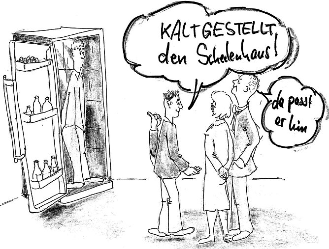 Karikatur (Foto: Martin H&ouml;fer)