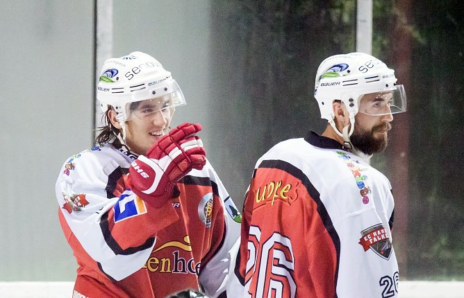 Sorgen auch 2015/2016 f&uuml;r Zunder auf dem Eis: Robert (links) und Christian Wittmann (Foto: privat)