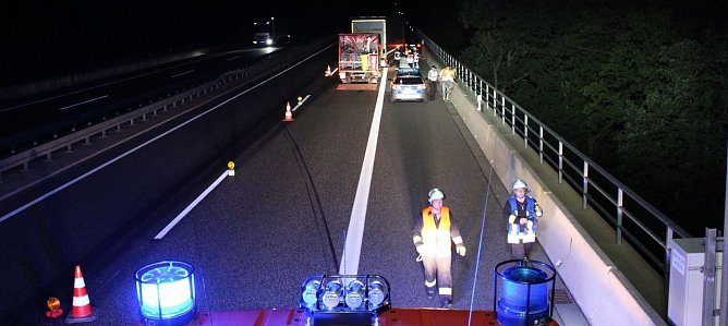 Unfall auf der A 38 (Foto: Feuerwehr Heiligenstadt)