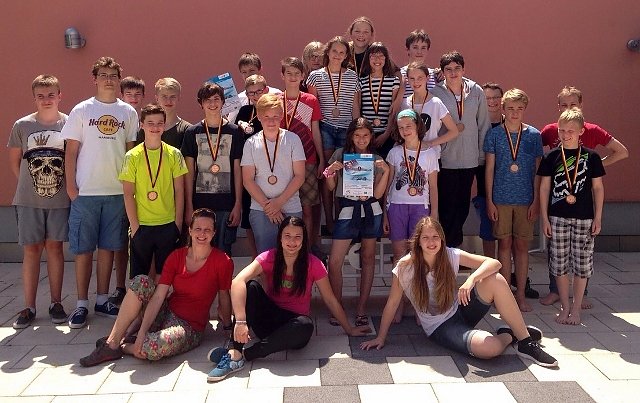Erfolg im Schwimmbecken - Humboldts Schwimmer holten drei mal Bronze in Erfurt (Foto: Werner H&uuml;tcher)