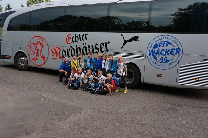 Am Sonntag ging es f&uuml;r die Nordh&auml;user Nachwuchskicker nach Leipzig (Foto: Uwe Nebelung)