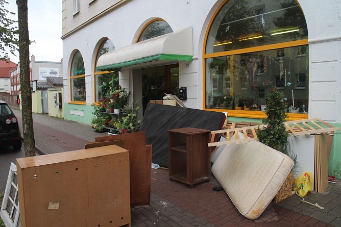Sperrm&uuml;ll in der Bochumer Stra&szlig;e (Foto: Angelo Glashagel)