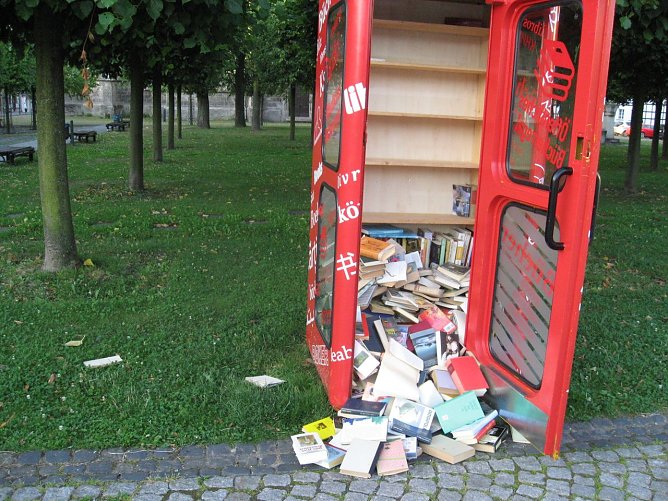 Vandalen am Werke (Foto: privat)