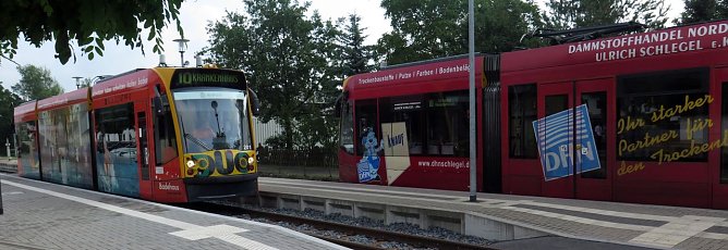 Combino begegnet Combino (Foto: nnz)