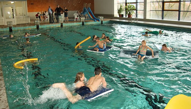 Ab ins Wasser (Foto: J. Piper)