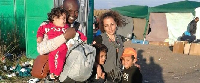 Auf dem Weg nach Deutschland - Fl&uuml;chtlinge an der serbischen Grenze (Foto: privat)