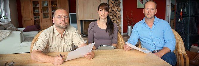 Holger Gerlach, Josephine Steinmetz und Dr. Marcus Schade (Foto: Sandra Witzel)