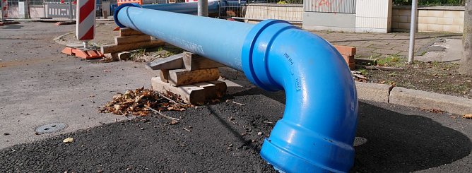 Neue Leitung (Foto: nnz) Neue Leitung (Foto: nnz)