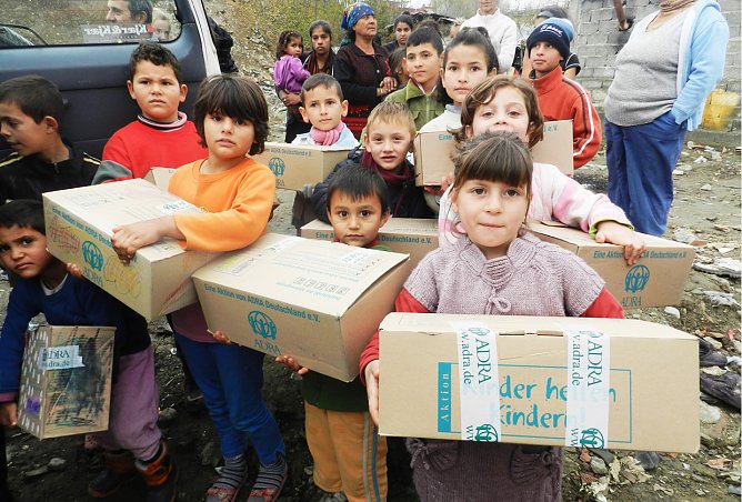 Im vergangenen Jahr wurden Pakete nach Albanien geschickt (Foto: privat)