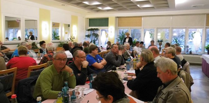 42 Kleingartenvereine trafen sich in den Rolandsstuben (Foto: Werner Schumann)