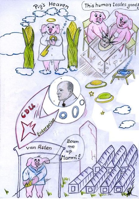 Schweinebeamen (Foto: J. Birkefeld) Schweinebeamen (Foto: J. Birkefeld)