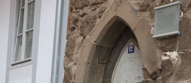 Das älteste Haus am Platz - die Domstraße 12 in Nordhausen (Foto: Angelo Glashagel) Das älteste Haus am Platz - die Domstraße 12 in Nordhausen (Foto: Angelo Glashagel)