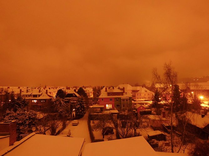 Leserfoto, verschneites Nordhausen bei Nacht (Foto: Bernd Thielbeer) Leserfoto, verschneites Nordhausen bei Nacht (Foto: Bernd Thielbeer)
