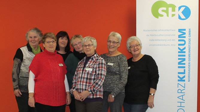 Gr&uuml;ne Damen und Herren"- Ein soziales Engagement f&uuml;r mehr Lebensfreude (Foto: S&uuml;dharz Klinikum Nordhausen)