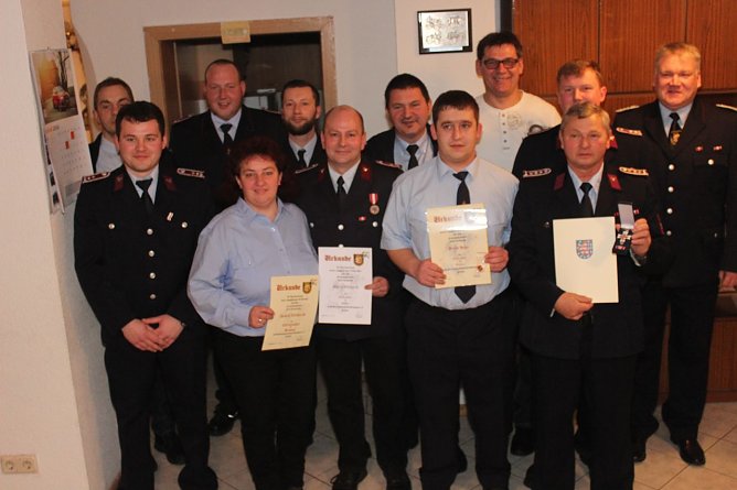 Jahreshauptversammlung der Freiwilligen Feuerwehr Sundhausen (Foto: Pressestelle Stadt Nordhausen)