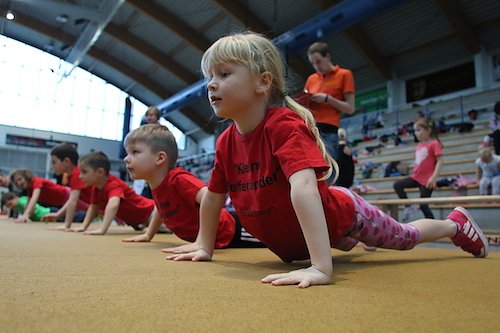 Wer war am sportlichsten? - die Sieger des Kindergartensporttages wurden jetzt bekannt gegeben (Foto: Kreissportbund Nordhausen)