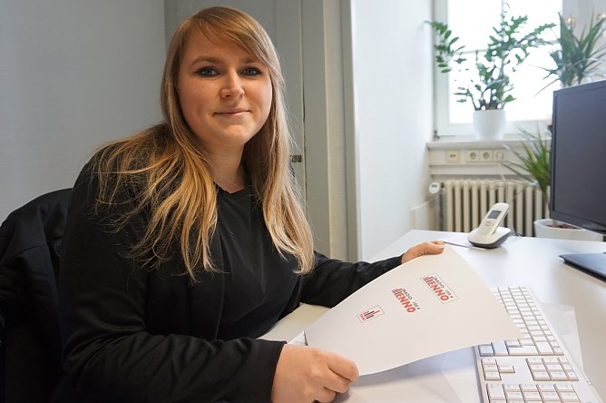 Hat das neue Logo erstellt - Anne-Kristin Liebenrodt (Foto: Radio ENNO)
