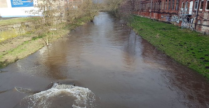 Blick auf die Zorge in Nordhausen (Foto: nnz)