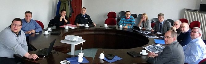 Krisensitzung im Landratsamt (Foto: J. Piper)