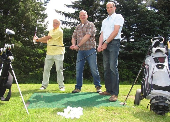 Golfen mit Bürgermeister (Foto: psv) Golfen mit Bürgermeister (Foto: psv)