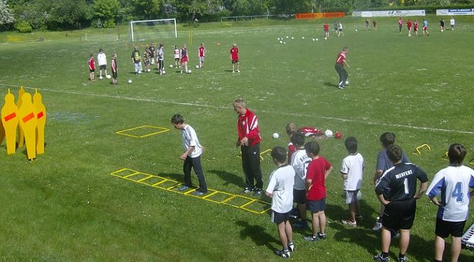 Mit Weltmeister trainniert (Foto: SVB)