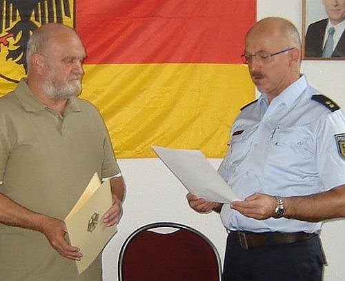 Jetzt im Ruhestand (Foto: Bundespolizei) Jetzt im Ruhestand (Foto: Bundespolizei)