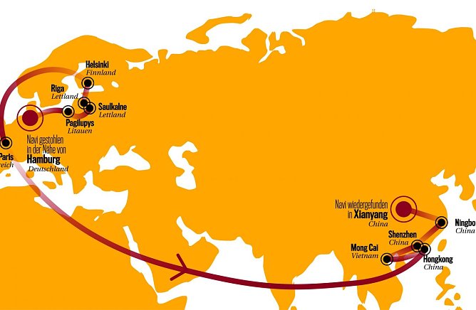 Ein Navi auf Reisen (Foto: AutoBild)