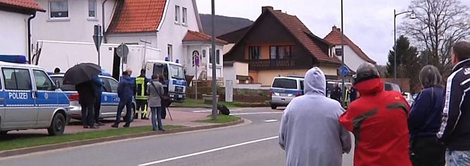 Gro&szlig;einsatz in Obergebra (Foto: Angelo Glashagel)