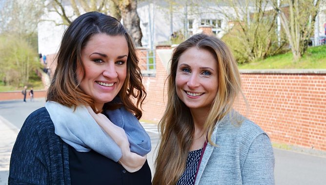 Feistkorn und Menzel (Foto: Tina Bergknapp/HSN)