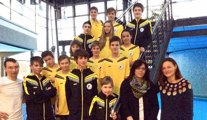 Unterst&uuml;tzung f&uuml;r Schwimmer (Foto: privat)