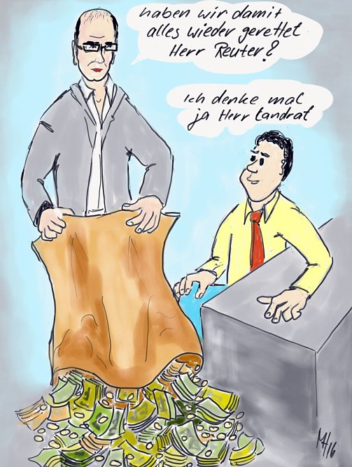 Karikatur (Foto: Martin H&ouml;fer)