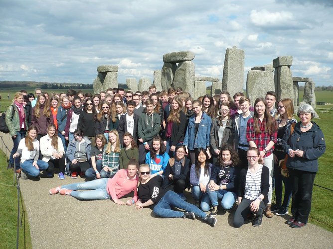 Humboldt-Sch&uuml;ler auf Bildungsreise in England (Foto: Gabriele Kiosze)