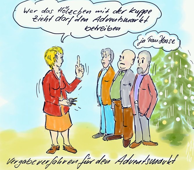 Karikatur (Foto: Martin H&ouml;fer)