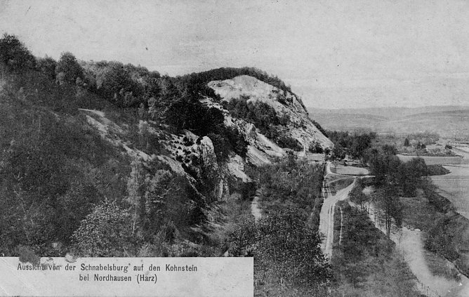 Blick auf den Kohnstein im Jahr 1905 (Foto: Sammlung Schwarzberg)