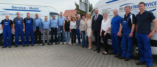 Gruppenbild mit Minister (Foto: nnz)