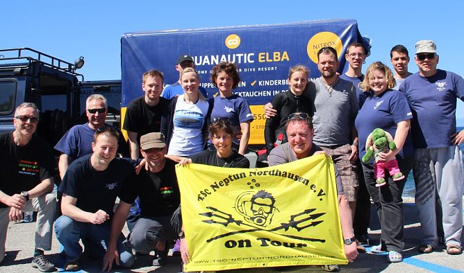 Nordh&auml;user Taucher auf Elba (Foto: privat)