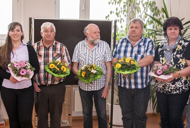 Das neue Pr&auml;sidium (Foto: D. Hanusch)