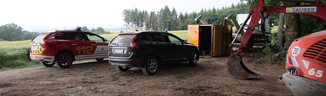 Bild von der Einsatzstelle (Foto: Feuerwehr Nordhausen)