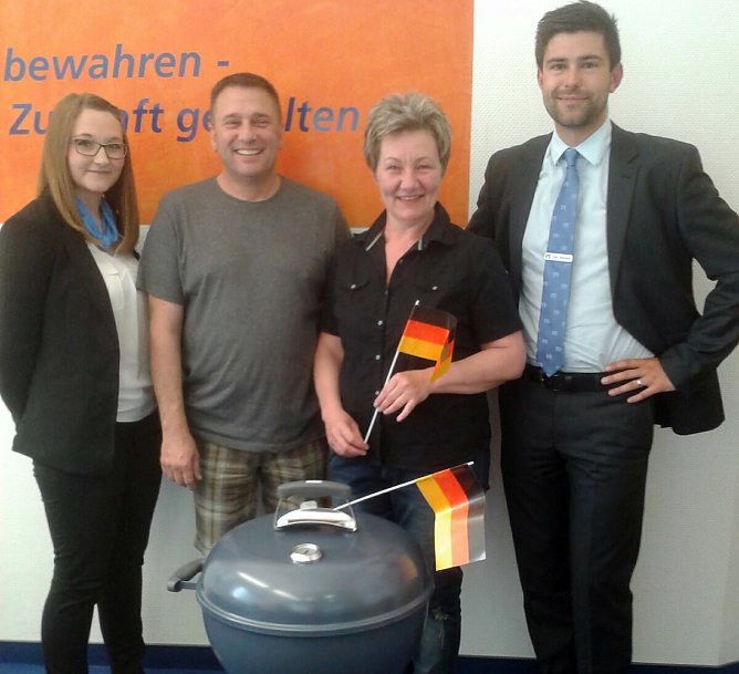 Kugelgrill gewonnen (Foto: Nordth&uuml;ringer Volksbank)