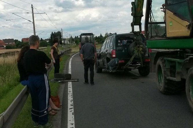 Unfall zwischen Wipperdorf und Bleicherode (Foto: privat)