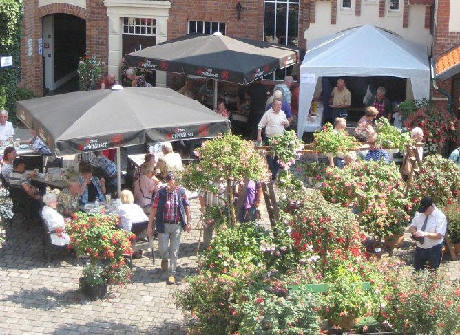 Sommerblumenschau in der Echten Nordh&auml;user Traditionsbrennerei (Foto: Echte Nordh&auml;user Traditionsbrennerei)