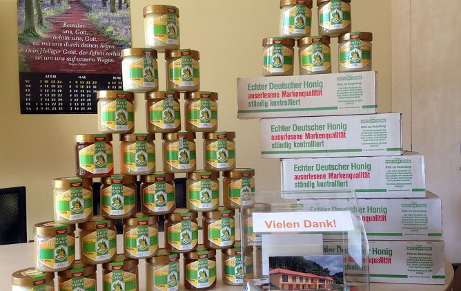 S&uuml;&szlig;e Spende (Foto: privat)