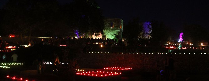 Lichterfest 2016 auf dem Petersberg in Nordhausen (Foto: Angelo Glashagel)