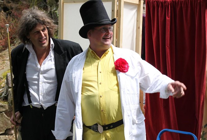 Peter SKABA R&ouml;ttig (im Vordergrund) gemeinsam mit Chris Fleapit. (Foto: S. Spehr)