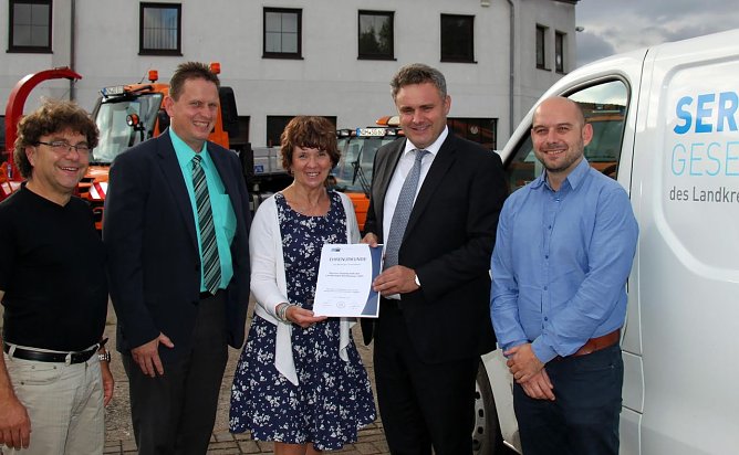 Gratulation (Foto: J. Piper)