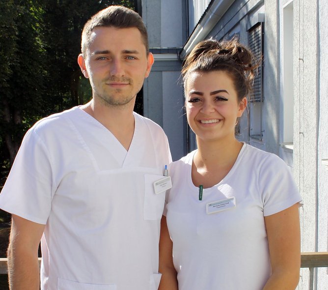 Victor Rachieru und Michelle Hottenrott (Foto: J. Weller)