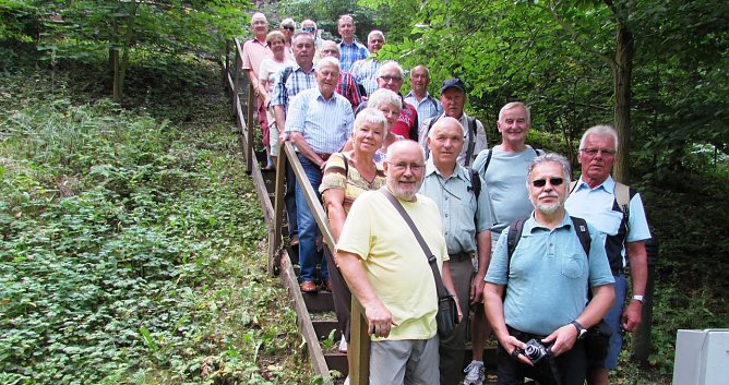 Besuch in der Langen Wand (Foto: L. Schubert)