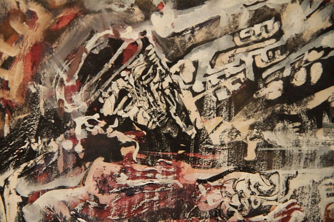 "Ghettobilder" - neue Ausstellung in der Gedenkst&auml;tte Mittelbau-Dora (Foto: Angelo Glashagel)