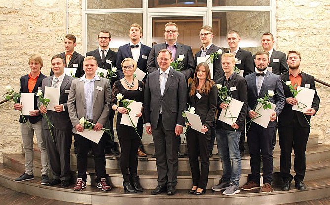 WAGO-Stiftung w&uuml;rdigt hervorragende Pr&uuml;fungsergebnisse (Foto: Karl-Heinz Herrmann)