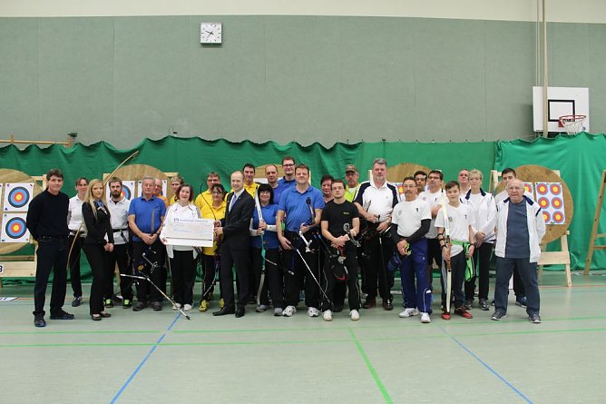7. Adventsturnier im Bogenschie&szlig;en gut besetzt (Foto: Karl-Heinz Herrmann)